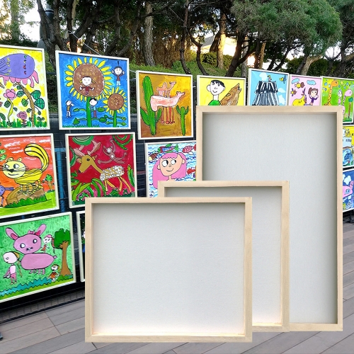 원목 하드 프레임+캔버스 세트 액자