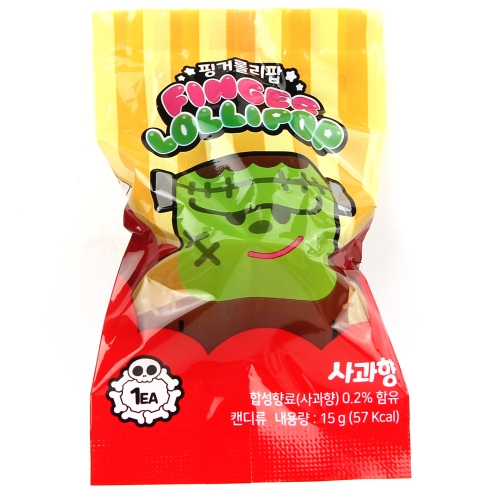 핑거롤리팝 할로윈데이 어린이 반지사탕 랜덤발송