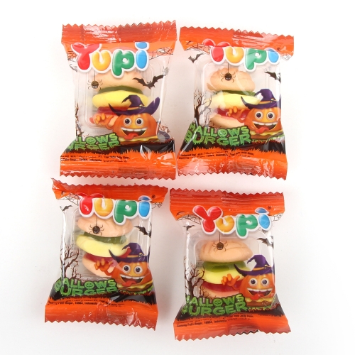 할로윈 유피 버거 젤리 펌킨모양 햄버거 젤리 어린이집간식