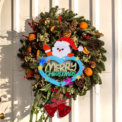 [하하당] 메리 크리스마스 우드 도어벨 (2종 택1)