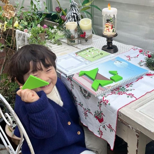 자석 칠교 스토리텔링 세트(자석칠교+자석보드+케이스가방+스토리텔링교재+학습가이드북2권)