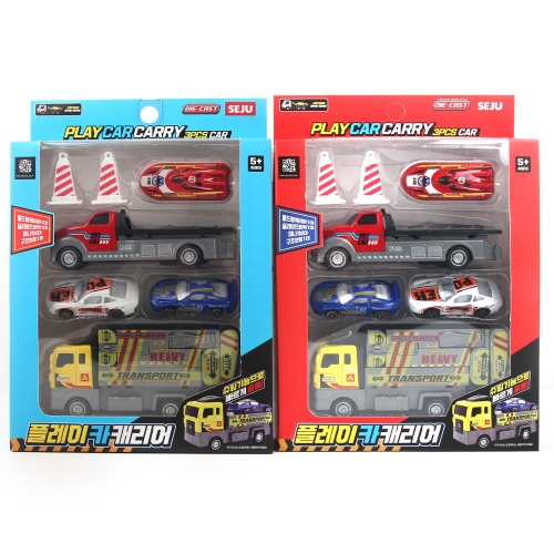 플레이 카캐리어 트럭 자동차 미니카 작동완구 미니어쳐