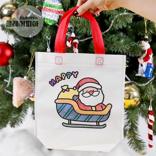 크리스마스 부직포 가방