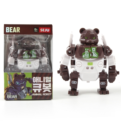 6종합체 애니멀 큐봇 동물 로보트 합체 로보트 랜덤발송