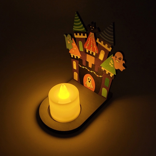 캔들받침대-할로윈 성