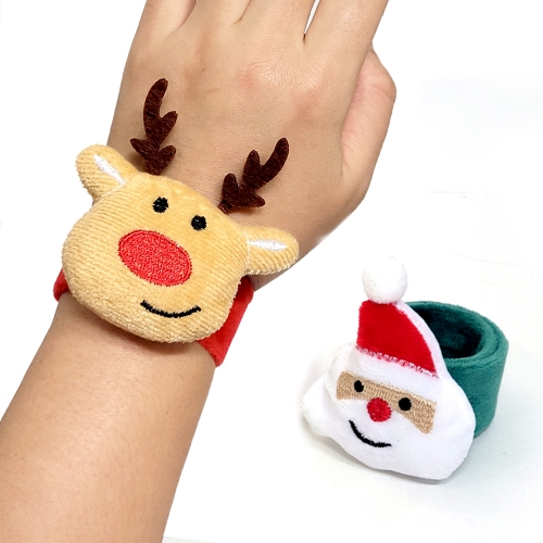 크리스마스 원터치 매직 슬랩팔찌 (4개)