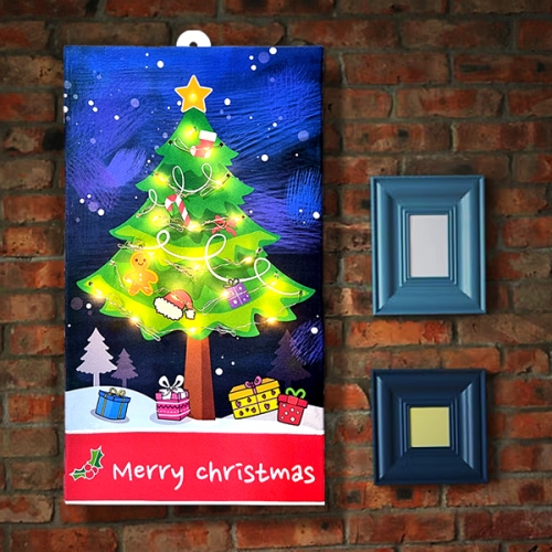 만들기 크리스마스 벽트리 LED 입체 액자 (대)