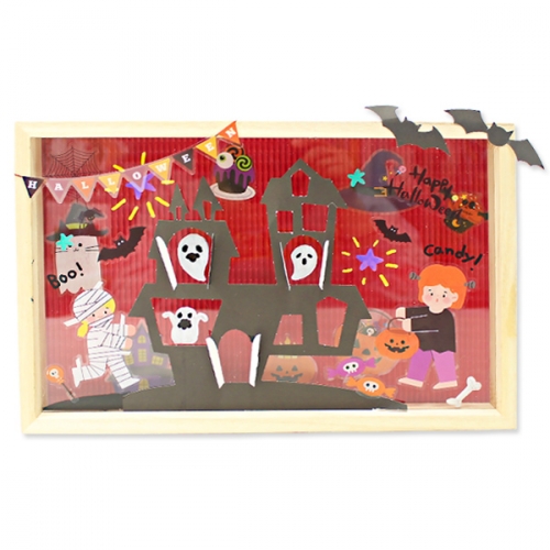 가을 투명 스티커 (3매입)