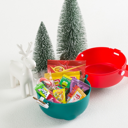 크리스마스선물 루돌프의 간식 풀세트(손잡이 루돌프통+간식+무료라벨)