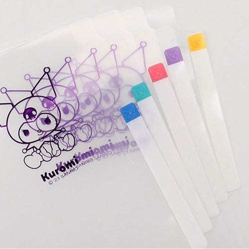 산리오 시나모롤 쿠로미 인덱스 홀더 화일(5입 2개)