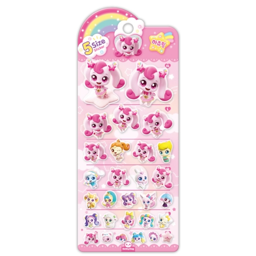 캐치 티니핑 5사이즈 스티커 하츄핑 빛나핑 초롱핑 빤짝핑 프린세스