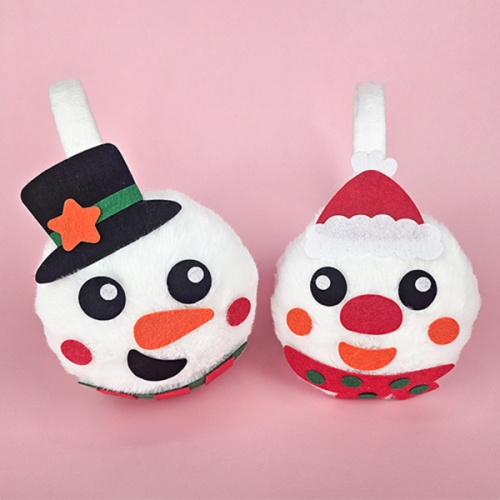 [오늘놀이] 겨울 눈사람 귀마개 꾸미기(방한용품/펠트 스티커 포함/KC인증)