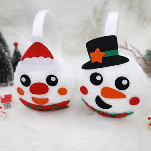 [오늘놀이] 겨울 눈사람 귀마개 꾸미기(방한용품/펠트 스티커 포함/KC인증)