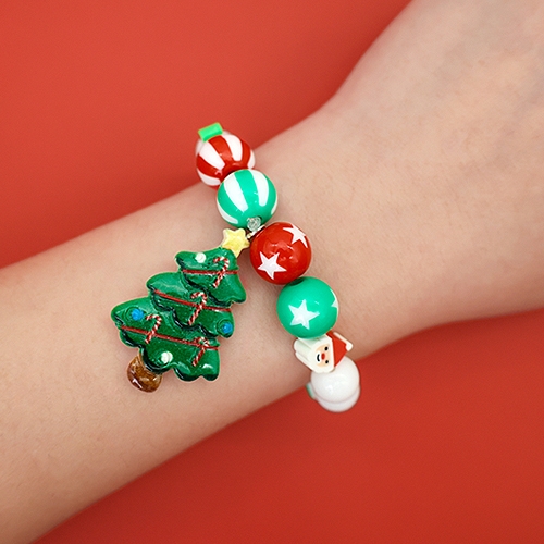 [오늘놀이] 크리스마스 트리 팔찌 만들기(겨울/팬던트 포함/KC인증)