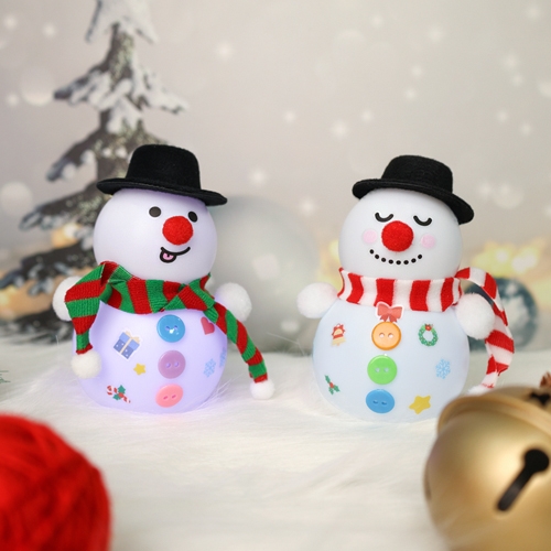 [오늘놀이] LED 미니 눈사람 무드등 꾸미기(투명 스티커 포함/환경구성/KC인증)