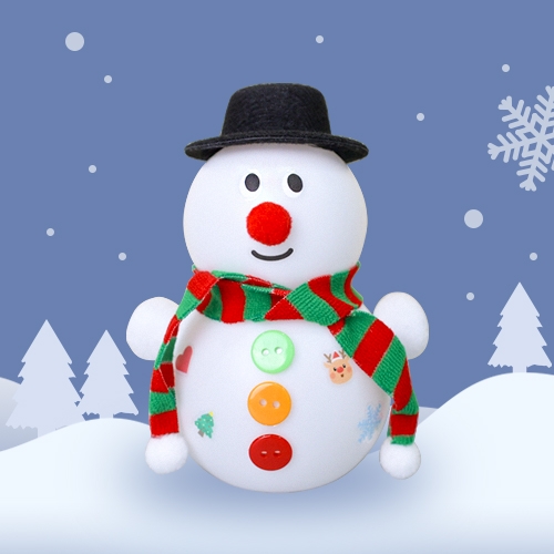 [오늘놀이] LED 미니 눈사람 무드등 꾸미기(투명 스티커 포함/환경구성/KC인증)