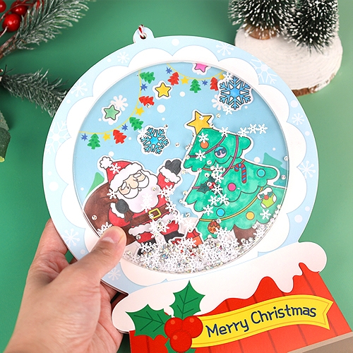 [오늘놀이] 크리스마스 컬러링 스노우볼 만들기(겨울풍경/환경구성/KC인증)