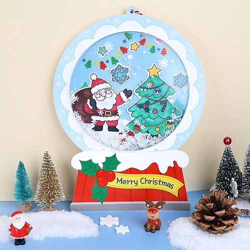 [오늘놀이] 크리스마스 컬러링 스노우볼 만들기(겨울풍경/환경구성/KC인증)