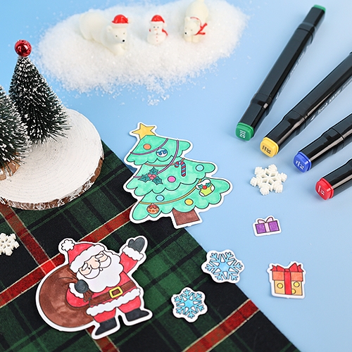 [오늘놀이] 크리스마스 컬러링 스노우볼 만들기(겨울풍경/환경구성/KC인증)