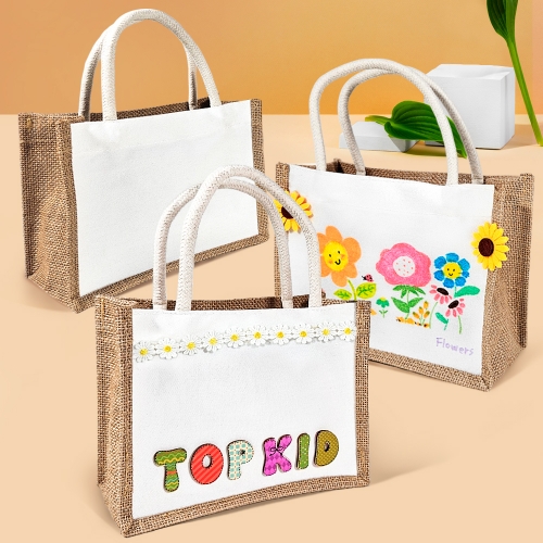 [탑키드] 반제품 내 맘대로 꾸미는 마 에코 가방