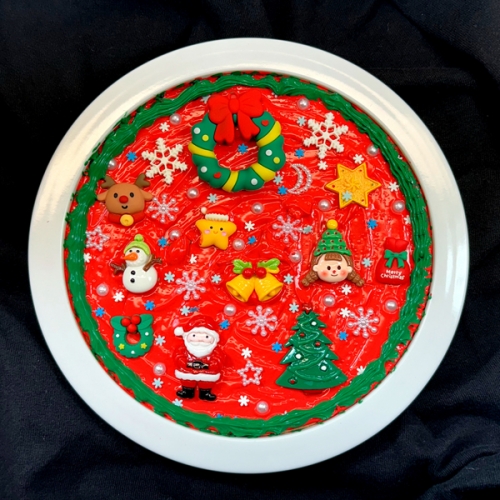 크리스마스 LED 클레이액자(2종)