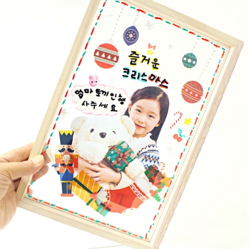 겨울 투명 스티커 (3매입)