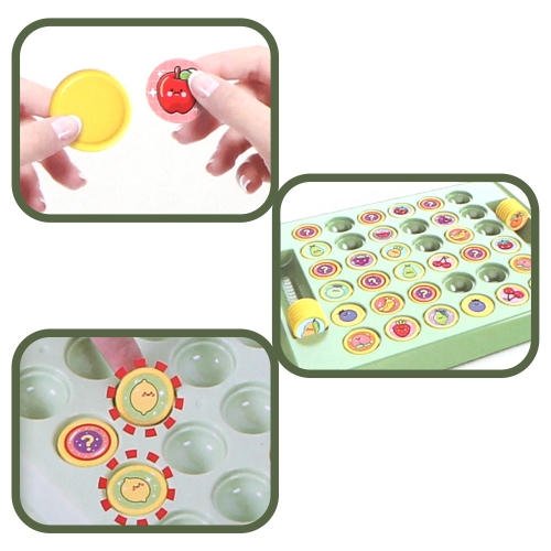 플리핑체스 후루츠 집중력 기억력 향상 과일 보드게임 1개입 세트