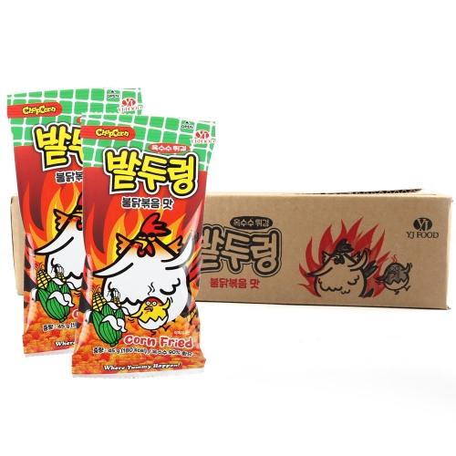 추억의간식 밭두렁 불닭볶음맛 어린이간식 옥수수과자
