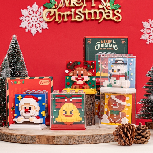 [민화샵] 크리스마스 입체 블록 액자 만들기