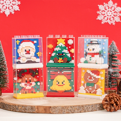 [민화샵] 크리스마스 입체 블록 액자 만들기