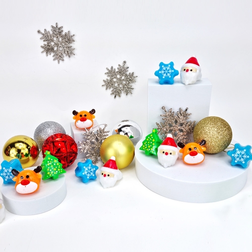 크리스마스반지 LED 실리콘 반지 크리스마스장식 단체선물