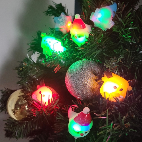 크리스마스반지 LED 실리콘 반지 크리스마스장식 단체선물