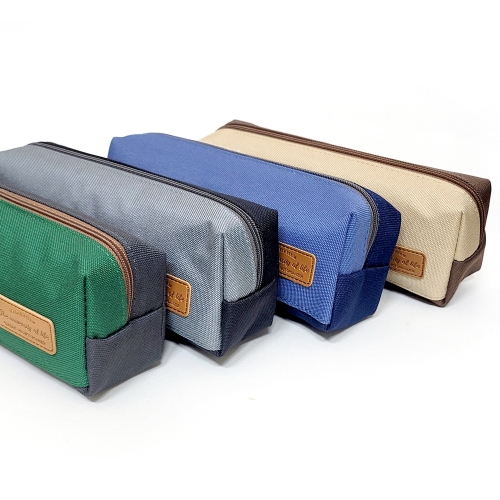 유니버시티 투톤 사각필통 (색상랜덤)