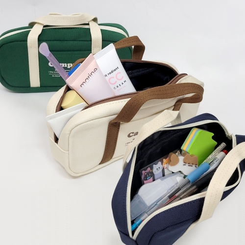 캠퍼스 가방필통 (색상랜덤)