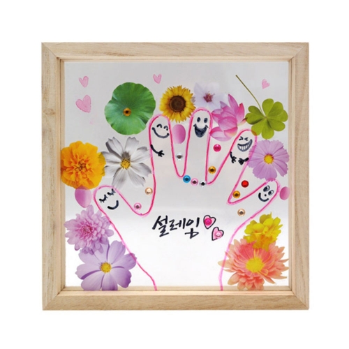 따라쓰는 캘리 그라피 아크릴 가을 투명액자 꾸미기_가을 꽃