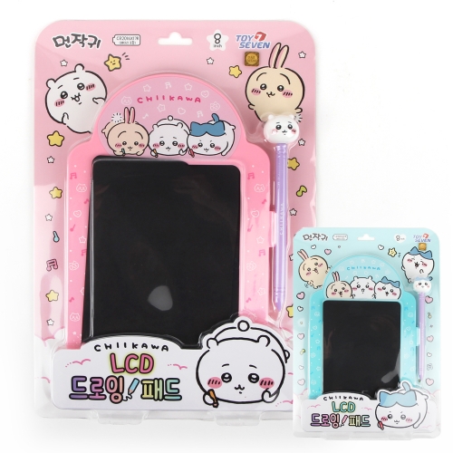 먼작귀 치이카와 LCD 드로잉 패드 어린이용 전자 연습장 그림판 색상랜덤