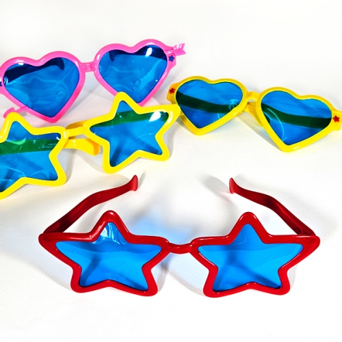 별 하트 선글라스 빅사이즈 파티 안경
