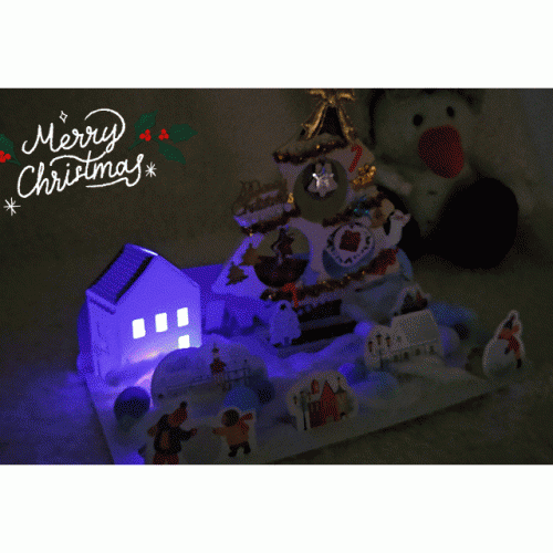 [만꾸] 눈꽃 마을 트리