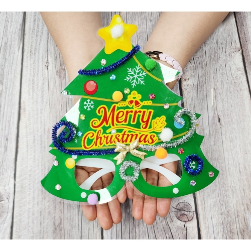 [만꾸] 메리 크리스마스 안경 (3인용)