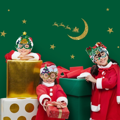 [만꾸] 메리 크리스마스 안경 (3인용)