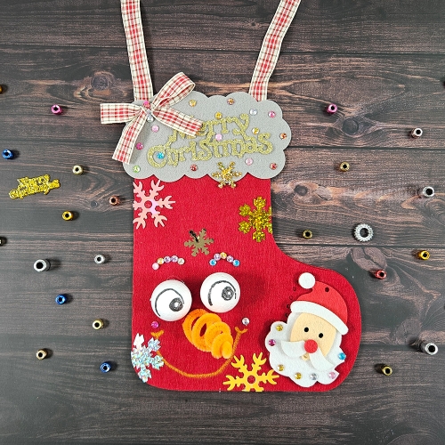 [만꾸] 산타 양말 가방