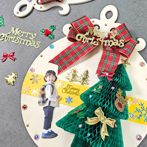 [만꾸] 스노우볼 허니컴지 크리스마스 트리