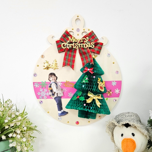 [만꾸] 스노우볼 허니컴지 크리스마스 트리