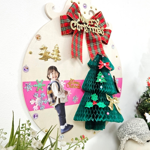 [만꾸] 스노우볼 허니컴지 크리스마스 트리