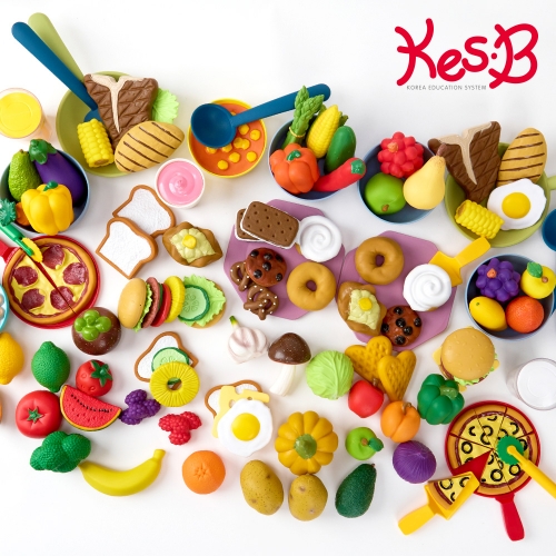 [캐스B]플레이 말랑말랑한 종합음식모형119p(2713)