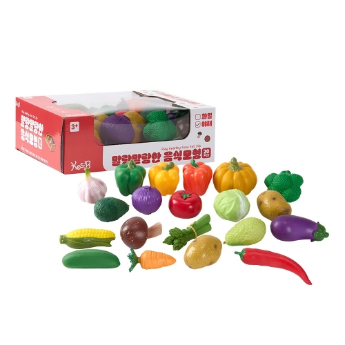 [캐스B]플레이 말랑말랑한음식모형 야채20p(2707)