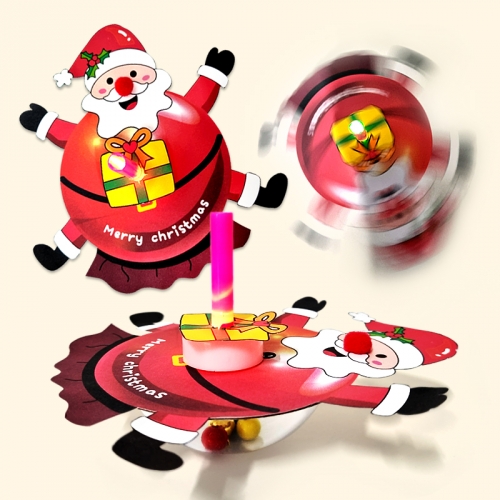 [탑키드] 만들기 겨울 크리스마스 LED 팽이