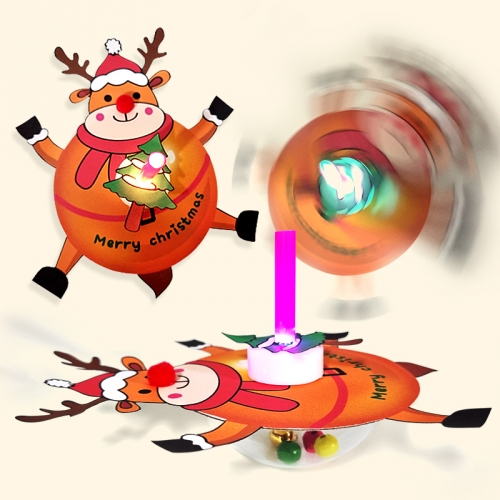 [탑키드] 만들기 겨울 크리스마스 LED 팽이