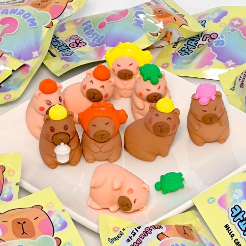 안녕카피바라 랜덤 입체지우개 (32개)