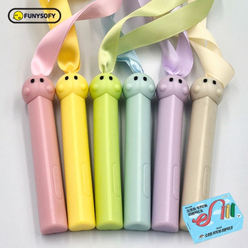 퍼니소피 소프트 무지개 리본막대 6종세트 (비비드, 파스텔)